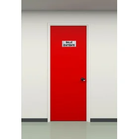Plaque de porte aluminium salle d'attente-Plaque de porte-Panneaux Signalétiques