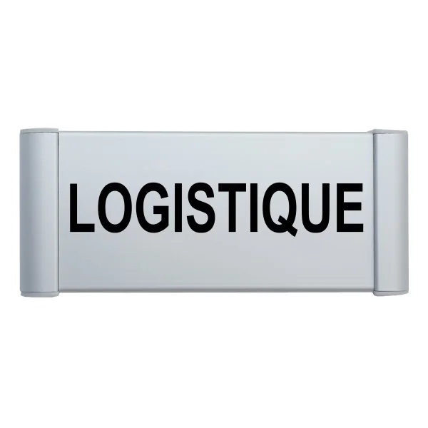 Plaque de porte aluminium logistique-Plaque de porte-Panneaux Signalétiques