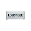 Plaque de porte aluminium logistique-Plaque de porte-Panneaux Signalétiques