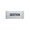 Plaque de porte aluminium gestion-Plaque de porte-Panneaux Signalétiques