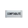 Plaque de porte aluminium comptabilité-Plaque de porte-Panneaux Signalétiques
