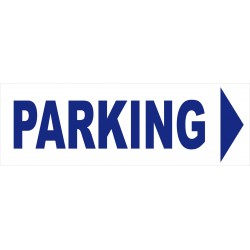 panneau Parking direction droite