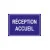 Réception accueil-Panneau hôtel, restaurant, gîte-Panneaux Signalétiques
