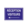 Réception visiteurs à gauhce-Signalétique magasin-Panneaux Signalétiques