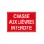 Chasse aux lièvres interdite-Panneau chasse interdite-Panneaux Signalétiques
