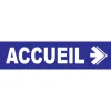 Accueil à droite-Panneau hôtel, restaurant, gîte-Panneaux Signalétiques