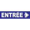 Entrée à droite-Panneau hôtel, restaurant, gîte-Panneaux Signalétiques