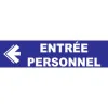 Entrée personnel à gauche-Panneau hôtel, restaurant, gîte-Panneaux Signalétiques