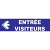 Entrée visiteurs à gauche-Panneau hôtel, restaurant, gîte-Panneaux Signalétiques
