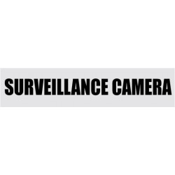Plaque de porte surveillance caméra