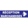 Réception marchandises à droite-Panneau hôtel, restaurant, gîte-Panneaux Signalétiques