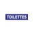 Toilettes-Panneau hôtel, restaurant, gîte-Panneaux Signalétiques