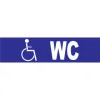 WC handicapés-Panneau hôtel, restaurant, gîte-Panneaux Signalétiques