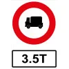 Interdit aux 3.5T-Panneau routier-Panneaux Signalétiques
