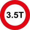 Interdit aux 3.5T-Panneau routier-Panneaux Signalétiques