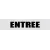 Plaque de porte entrée