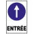 Direction entrée-Panneau directionnel-Panneaux Signalétiques