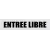 Plaque de porte entrée libre-Plaque de porte-Panneaux Signalétiques