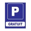 Parking gratuit-Panneau parking-Panneaux Signalétiques