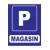 Parking magasin-Panneau parking-Panneaux Signalétiques