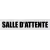 Plaque de porte Salle d'attente-Plaque de porte-Panneaux Signalétiques