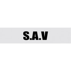 Plaque de porte S.A.V