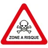 Danger zone à risque-Panneau attention Danger-Panneaux Signalétiques