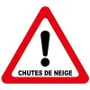 Panneau danger chutes de neiges-Panneau attention Danger-Panneaux Signalétiques