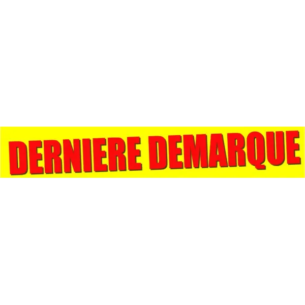 Banderole dernière démarque-Signalétique magasin-Panneaux Signalétiques
