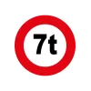 Interdit aux 7T-Panneau routier-Panneaux Signalétiques