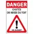 Danger chutes de neige du toit sol glissant-Panneau attention Danger-Panneaux Signalétiques