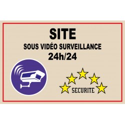Site sous vidéo surveillance 24h/24