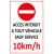 Accès interdit a tout personne sauf service-Panneau accès interdit-Panneaux Signalétiques
