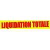 Banderole liquidation totale-Signalétique magasin-Panneaux Signalétiques