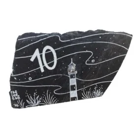 Plaque de porte personnalisée sur ardoise-Panneau personnalisé-Panneaux Signalétiques