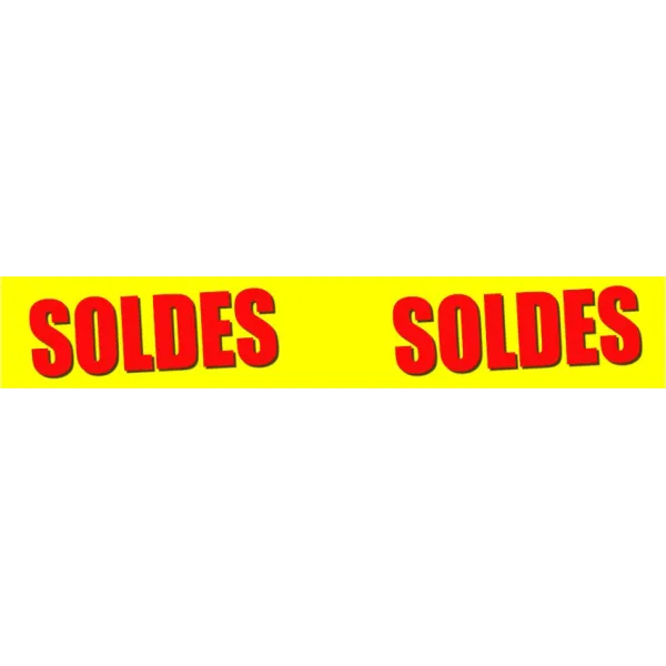 Banderole soldes-Signalétique magasin-Panneaux Signalétiques
