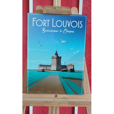 Fort Louvois, support alu