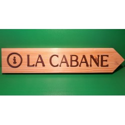 Panneaux signalétique en bois épicéa