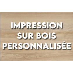 Panneau en bois personnalisé