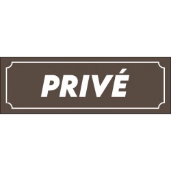 Panneau Privé