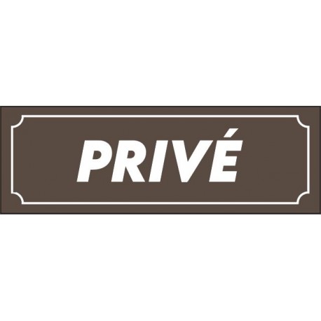 Panneau Privé