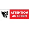 Panneau Attention au chien