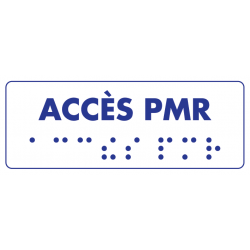 Accès PMR braille