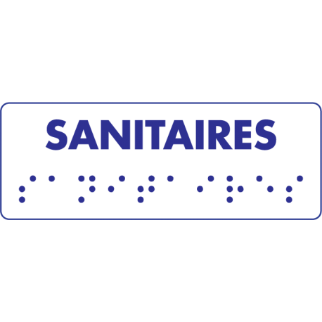 Sanitaires braille