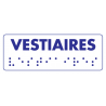 Vestiaires braille