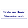 Signalétique braille texte au choix