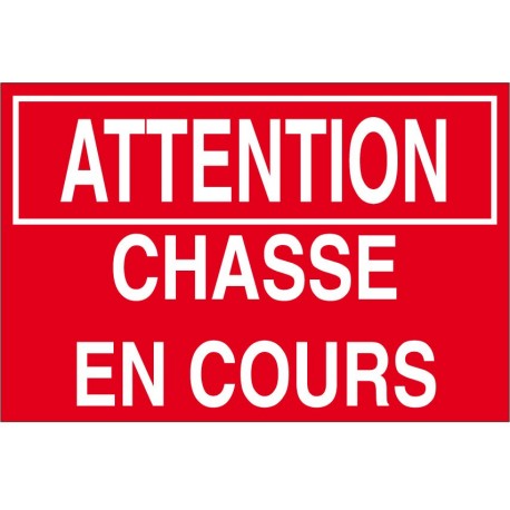 Attention chassen a cours