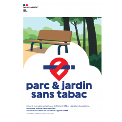 Parc et jardin sans tabac