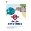 Ecole sans tabac-Panneau interdit de fumer-Panneaux Signalétiques