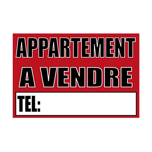 Panneau APPARTEMENT A VENDRE 300X200mm-Panneau commercial-Panneaux Signalétiques